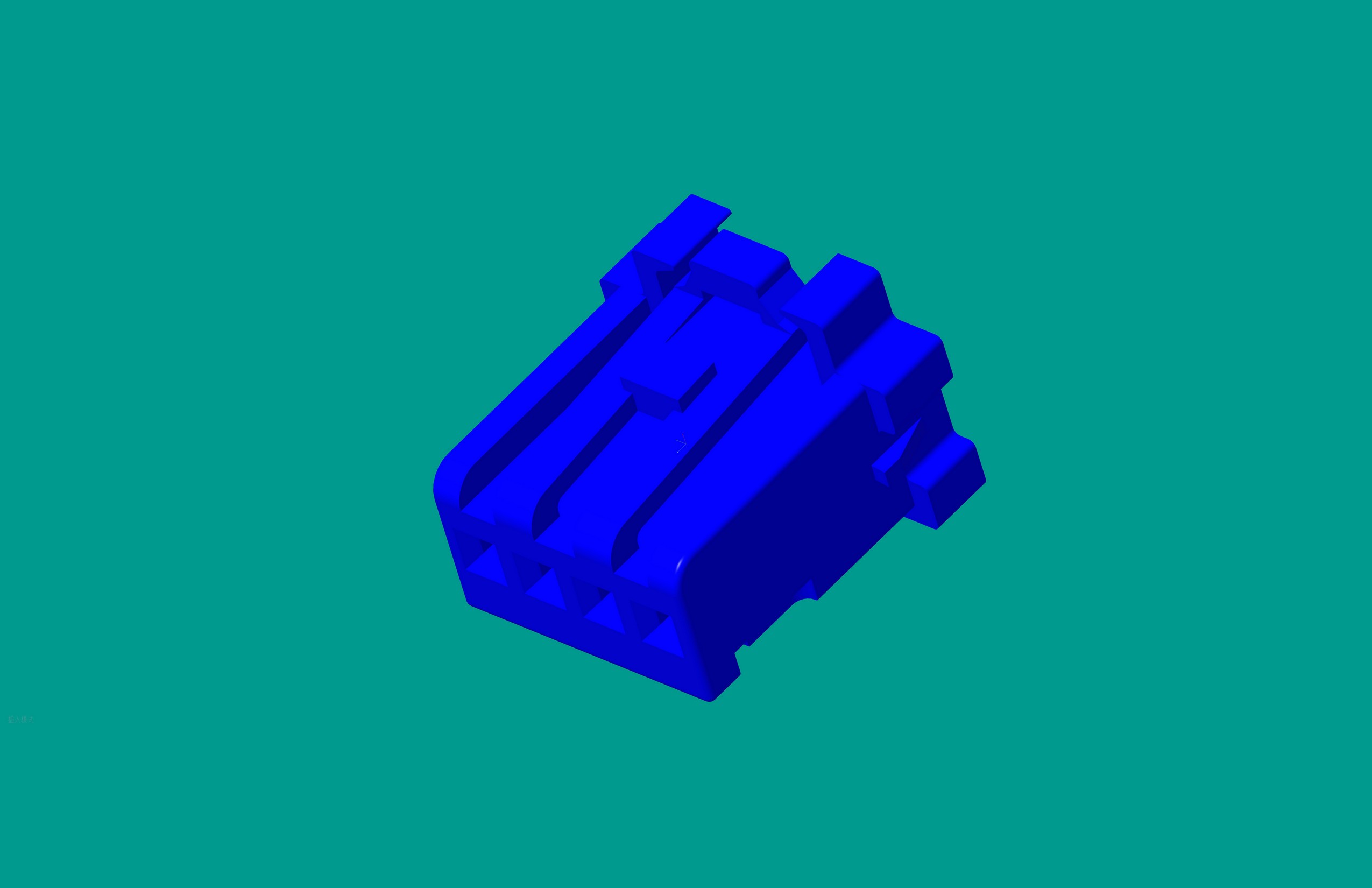 2.0間距，PNIRP-04V-S藍(lán)色