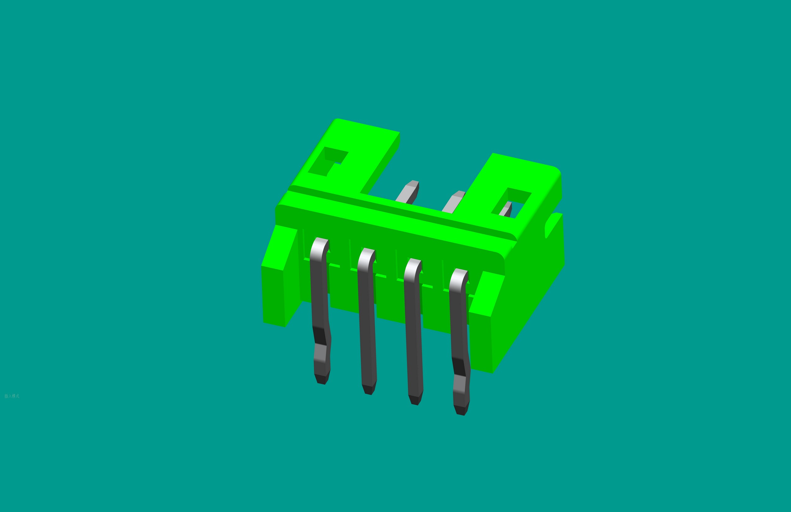 PH-4QA（有保護腳）綠色，普通PA66