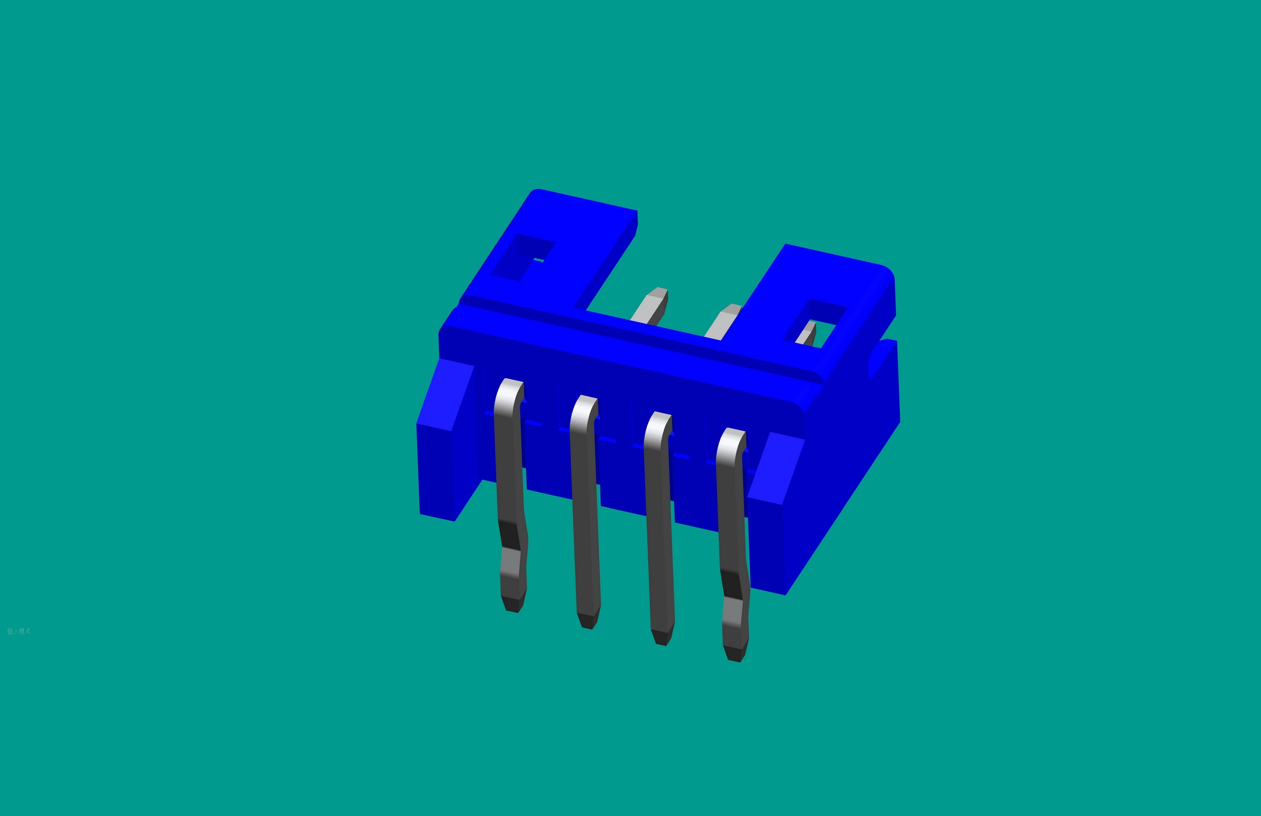 PH-4QA（有保護腳）藍色，普通PA66