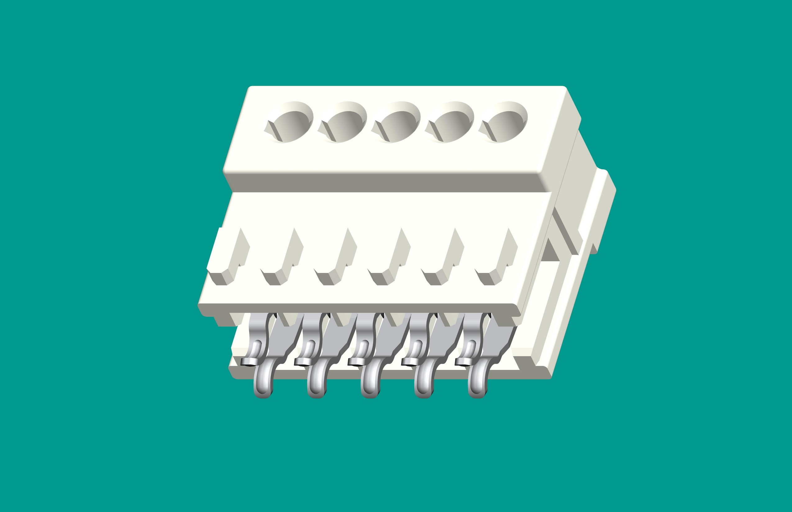 RAST2.5孔座5位-高灼熱絲