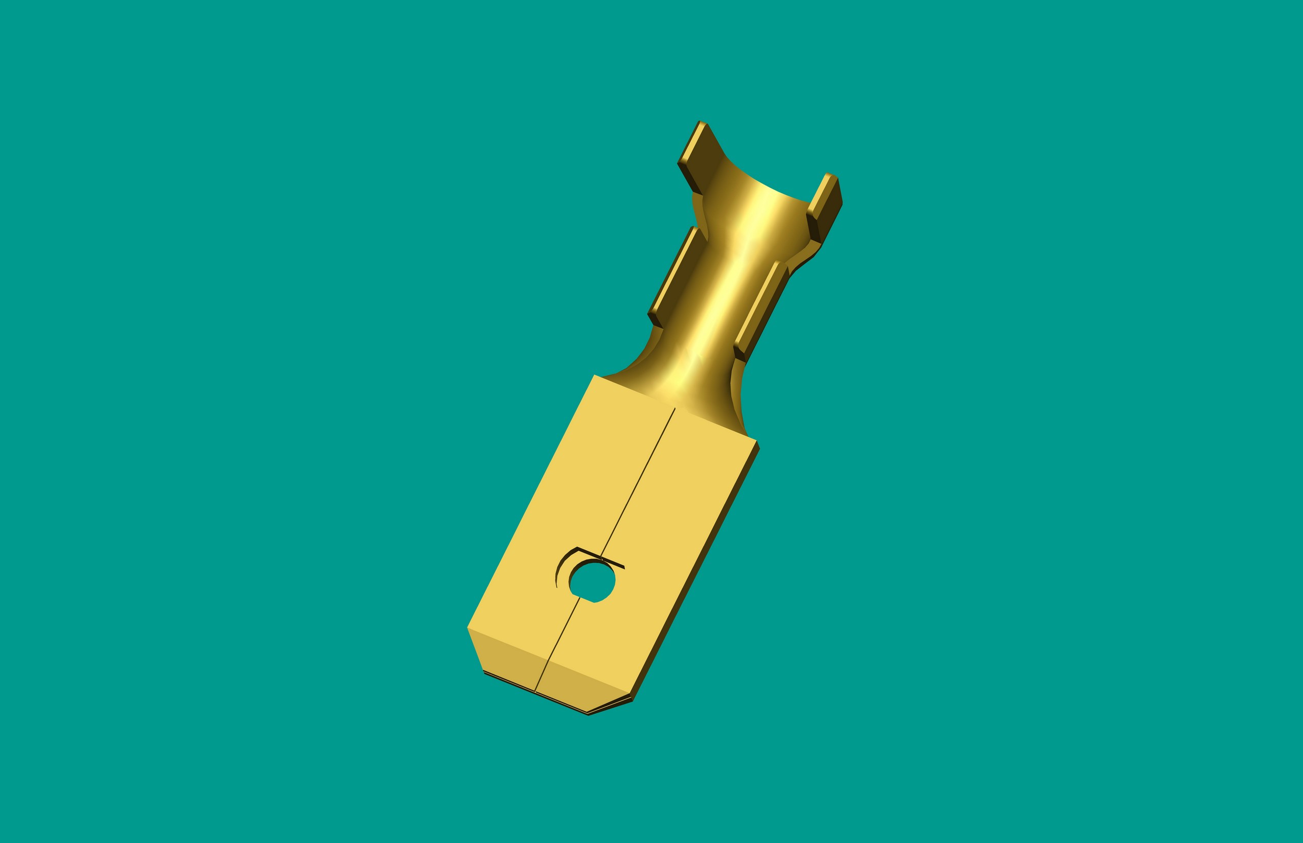 250無刺短插片直連中腳